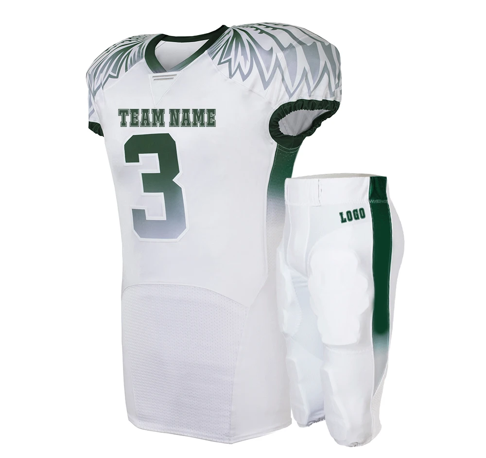 OEM customized kids purple practice game leaugue usa sublimation printing multi color american football uniform jerseys Set
