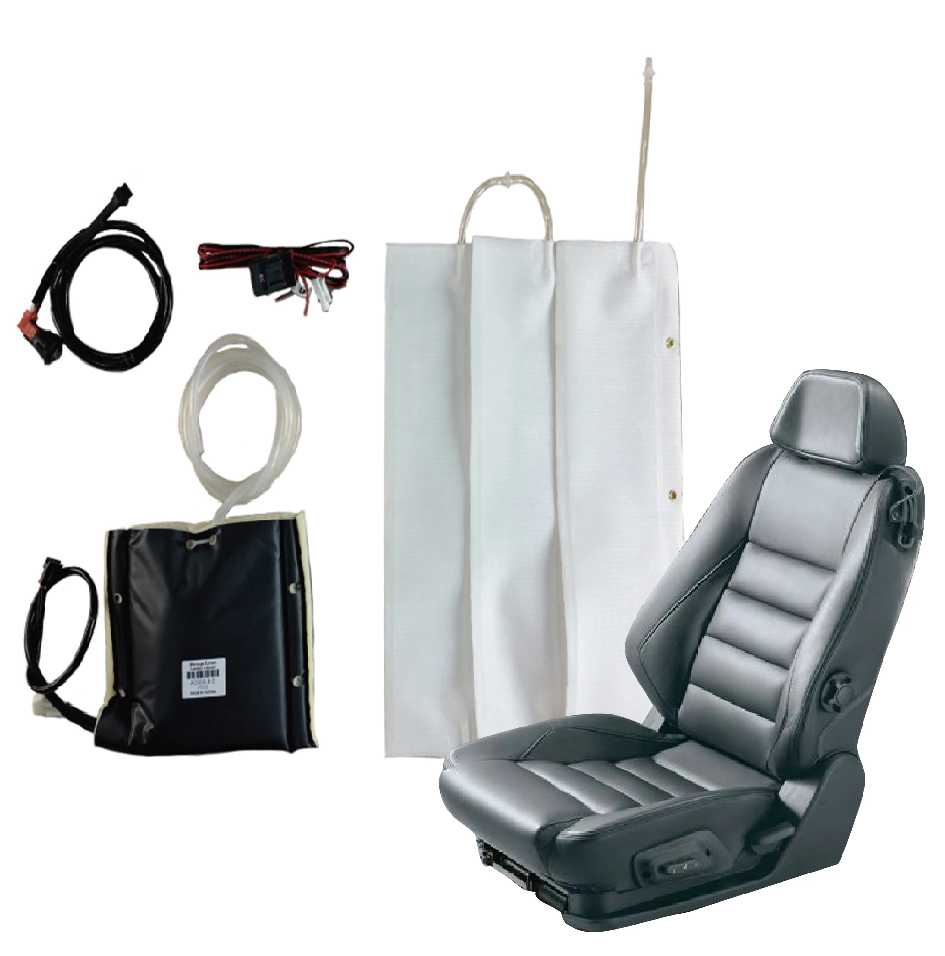 Air pressure massage Auto car seat power pneumatic lumbar support with seat massage cart seat lumbar massage spare parts in TW