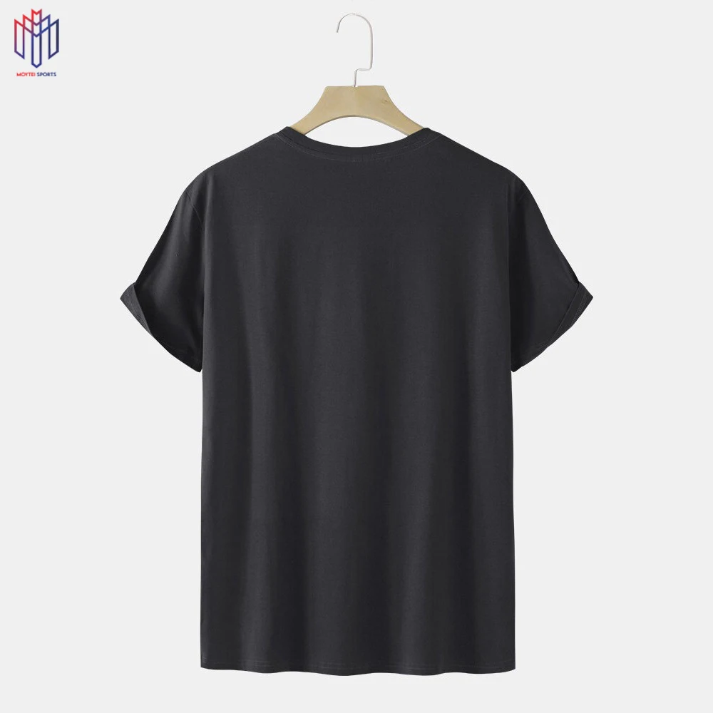 Mens Line Drawing Building Print Cotton Short Sleeve T-Shirts