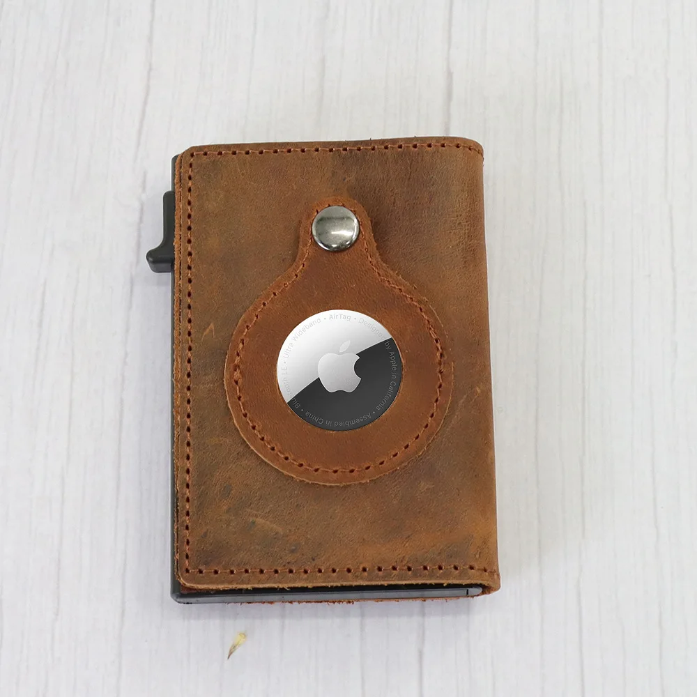 Secure Credit Card Wallet, Credit Card Holder RFID Wallet, Minimalist Card Holder Leather Wallet Black - Conceal Plus