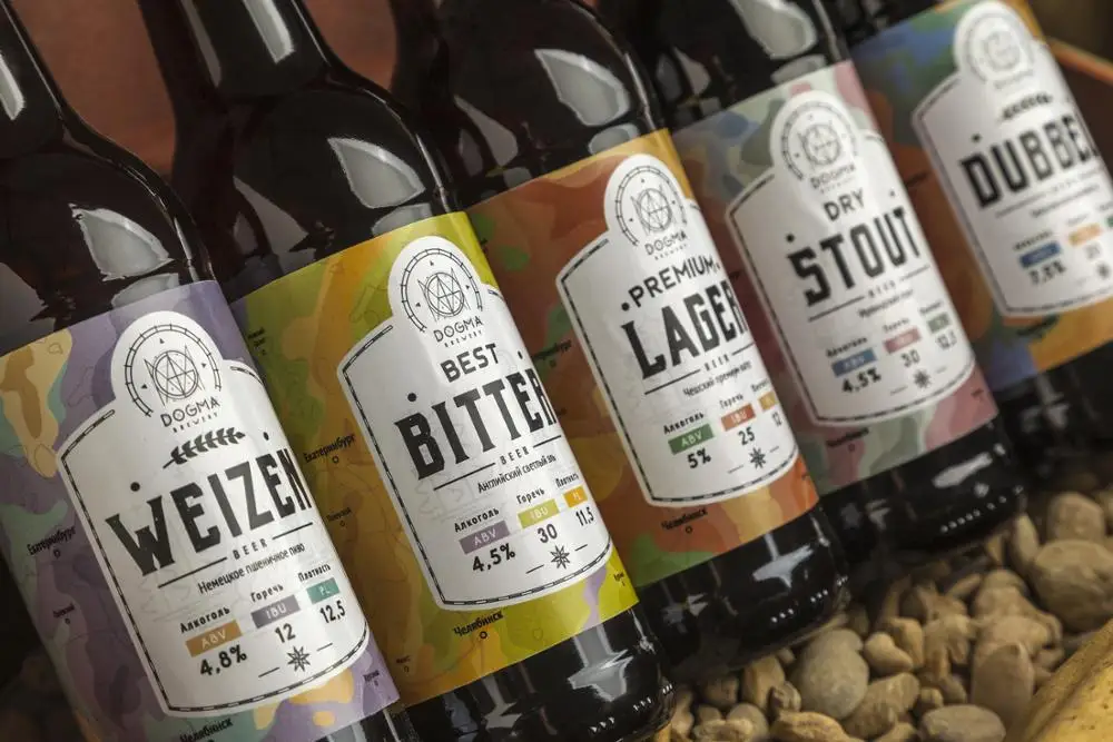  Пиво из Сибири Dogma сухое ирландское Stout черное темное