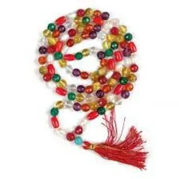 Navratan Nine Planet Rosary Beads jap meditation  worship Mala beads Best Wholesale Price In India Delhi