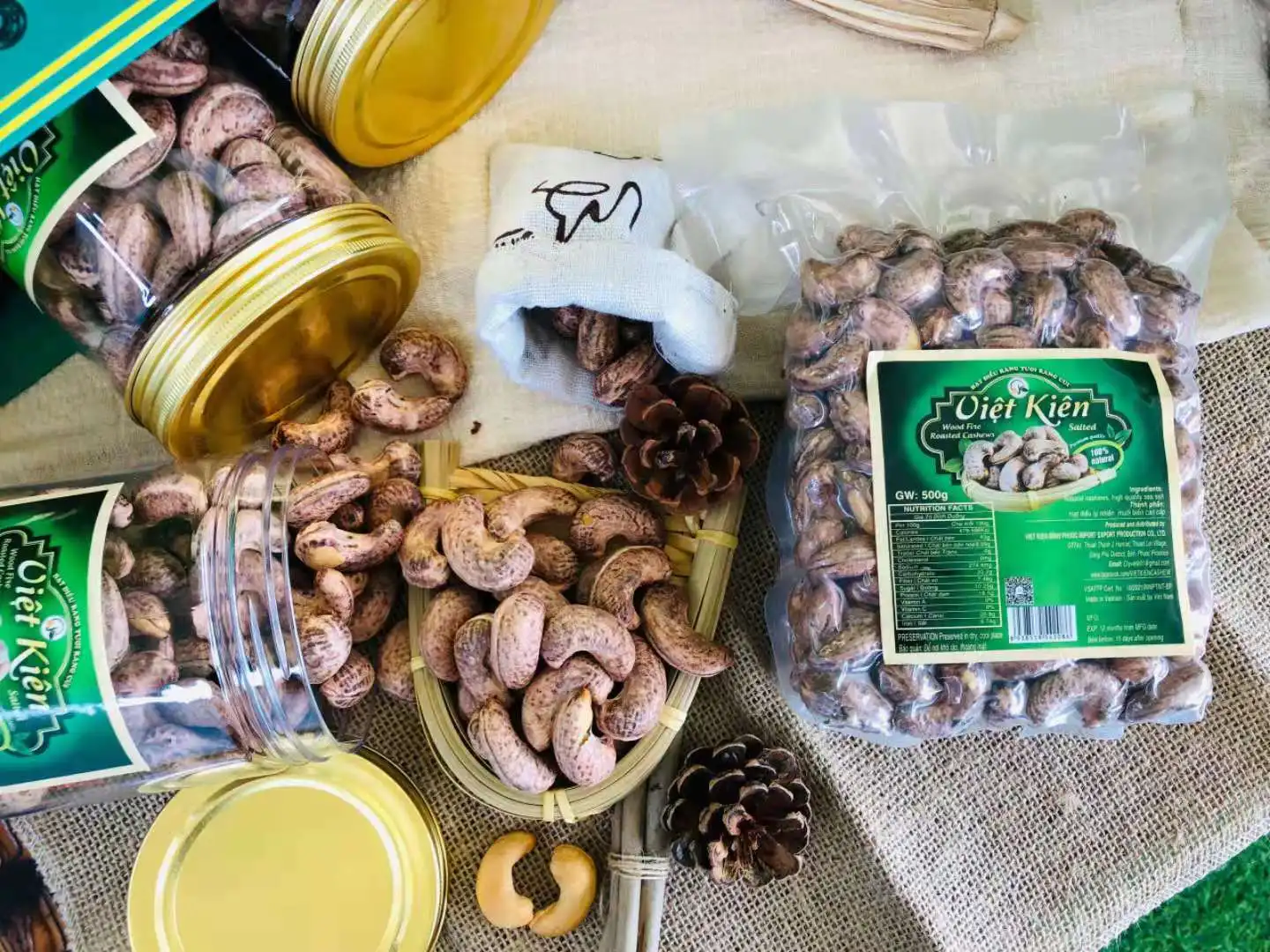 
hot sale 2021 roasted cashew A180 made in vietnam 500g/bOX 