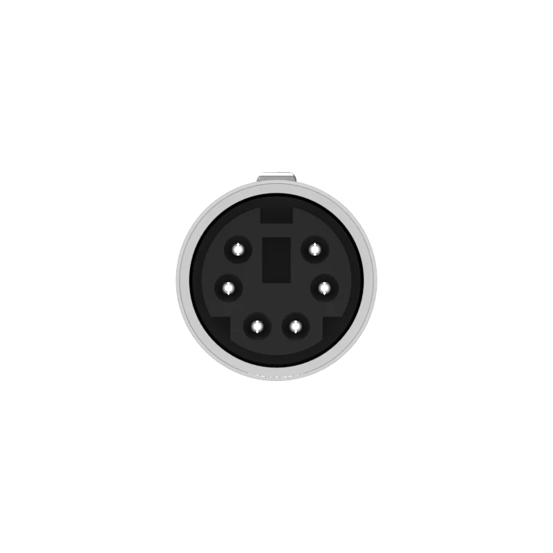 Mini Din 6PIN литой с кабельным разъемом