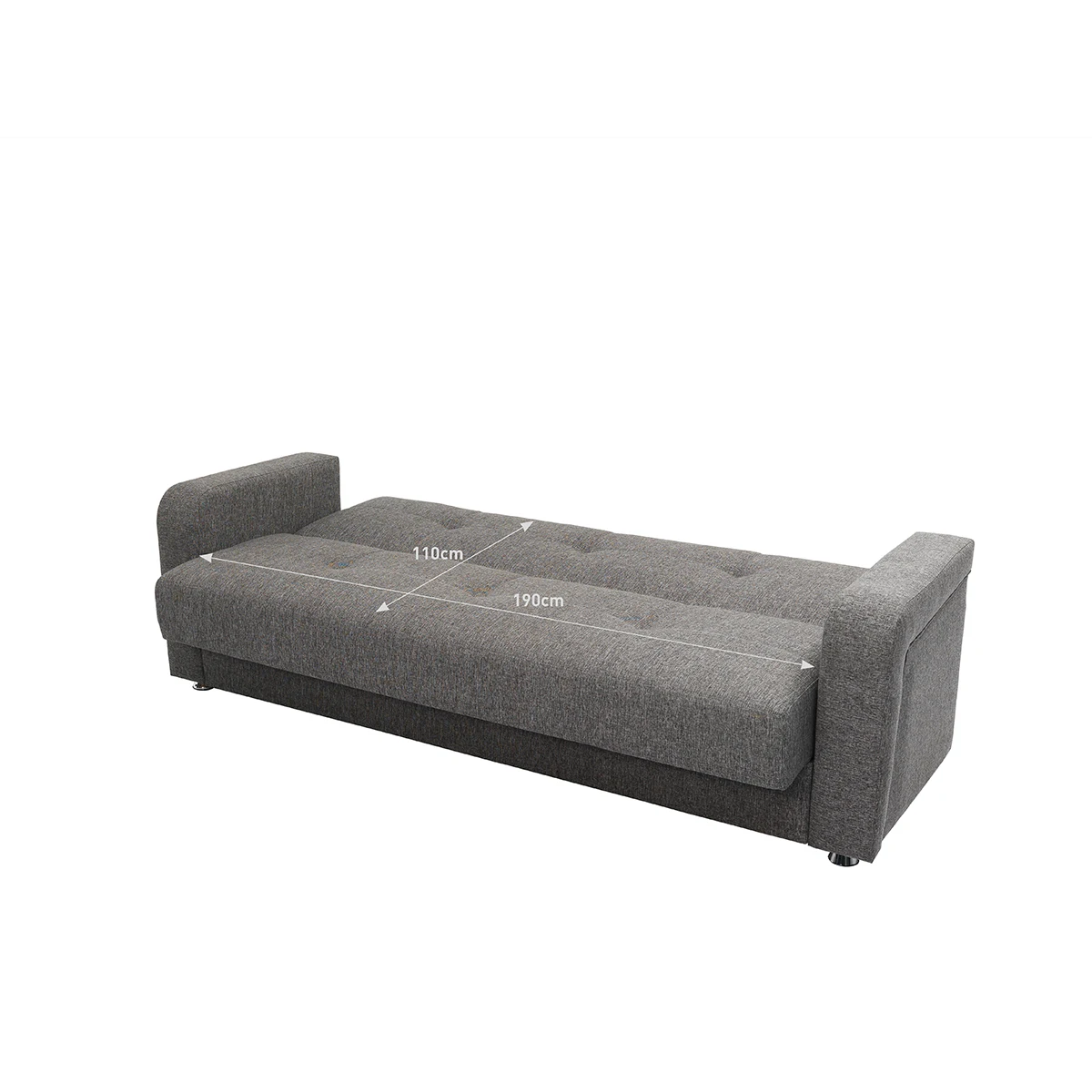 OEM Cheap Convertible small single seat sofa with storage for Living room with click Clarke mechanism Made in Turkey