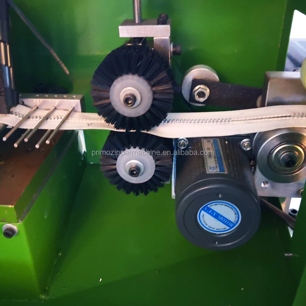 auto metal zipper gapping machine double teeth selection type zip gapping machine