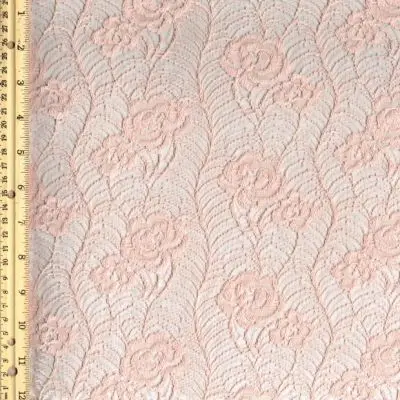 Green Topaz Botanical Natural Cotton Lace Fabric - Grow  - Style 308