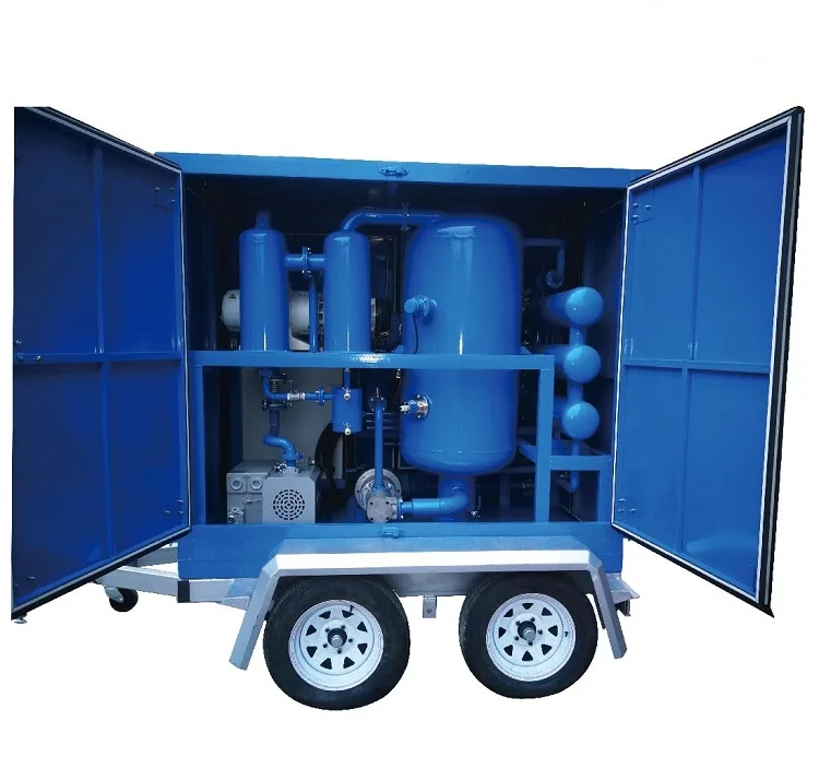 ZL-JS Portable Used Oil Filtering Machine Oil Filtration Dehydration Machine Vacuum Transformer Oil Purifier
