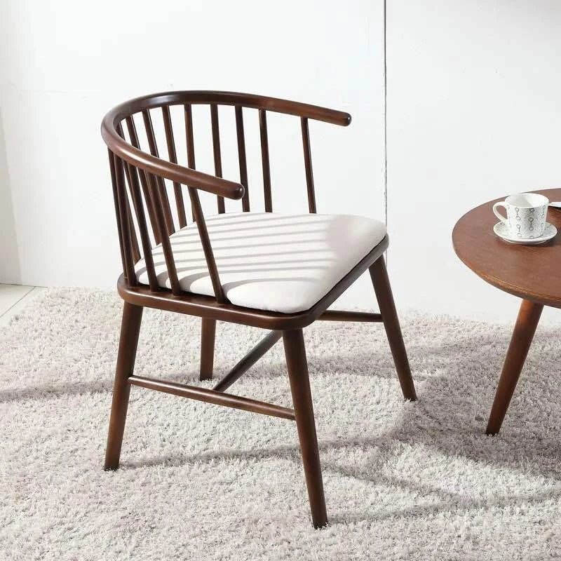 
Современный твердый тканевый обеденный стул, стулья для ресторана, деревянный обеденный стул 