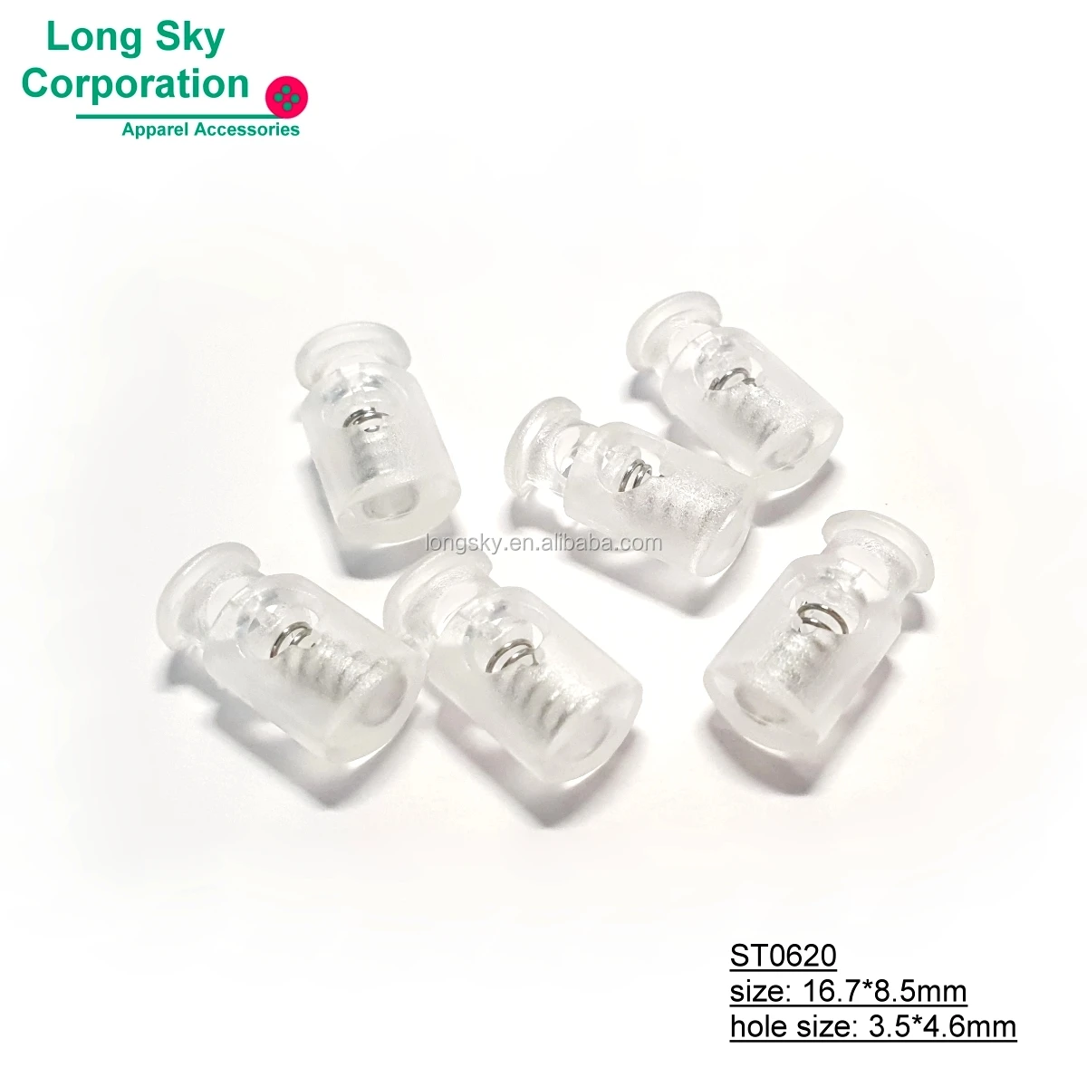 
 (# ST0620) 3,5 мм отверстие мини цилиндр пластиковый шнур Пробка для тканевой маски  