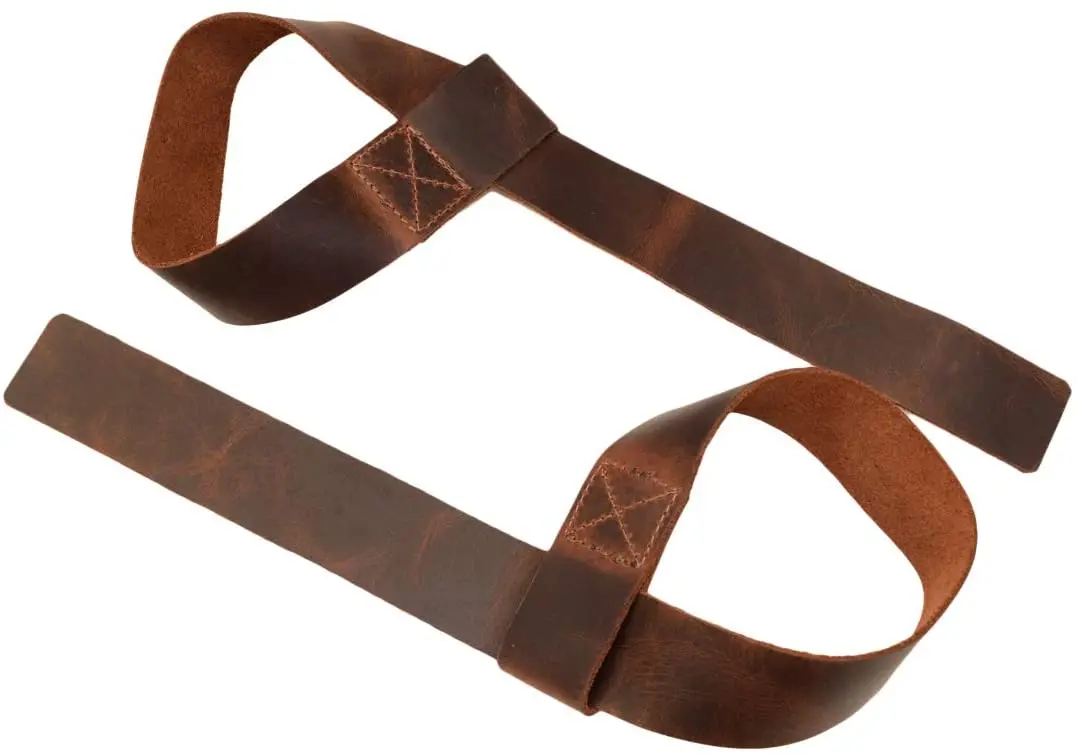 Customized Leather Lifting Strap Weight Wrist Custom Logo Fitness Gym Bodybuilding Workout Straps