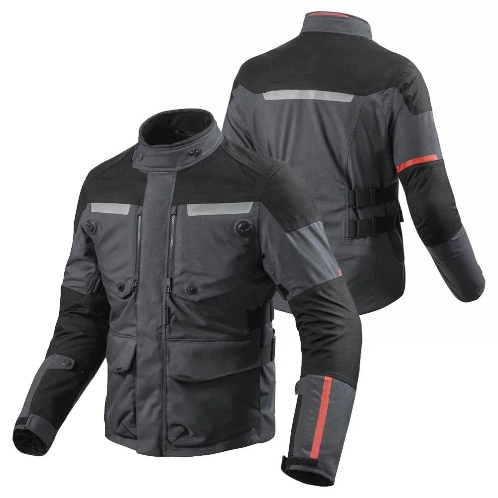 Men Motorbike Long Cordura Jacket For Touring Racing Textile Waterproof Men Jacket OEM Sportswear Flame Color Feature