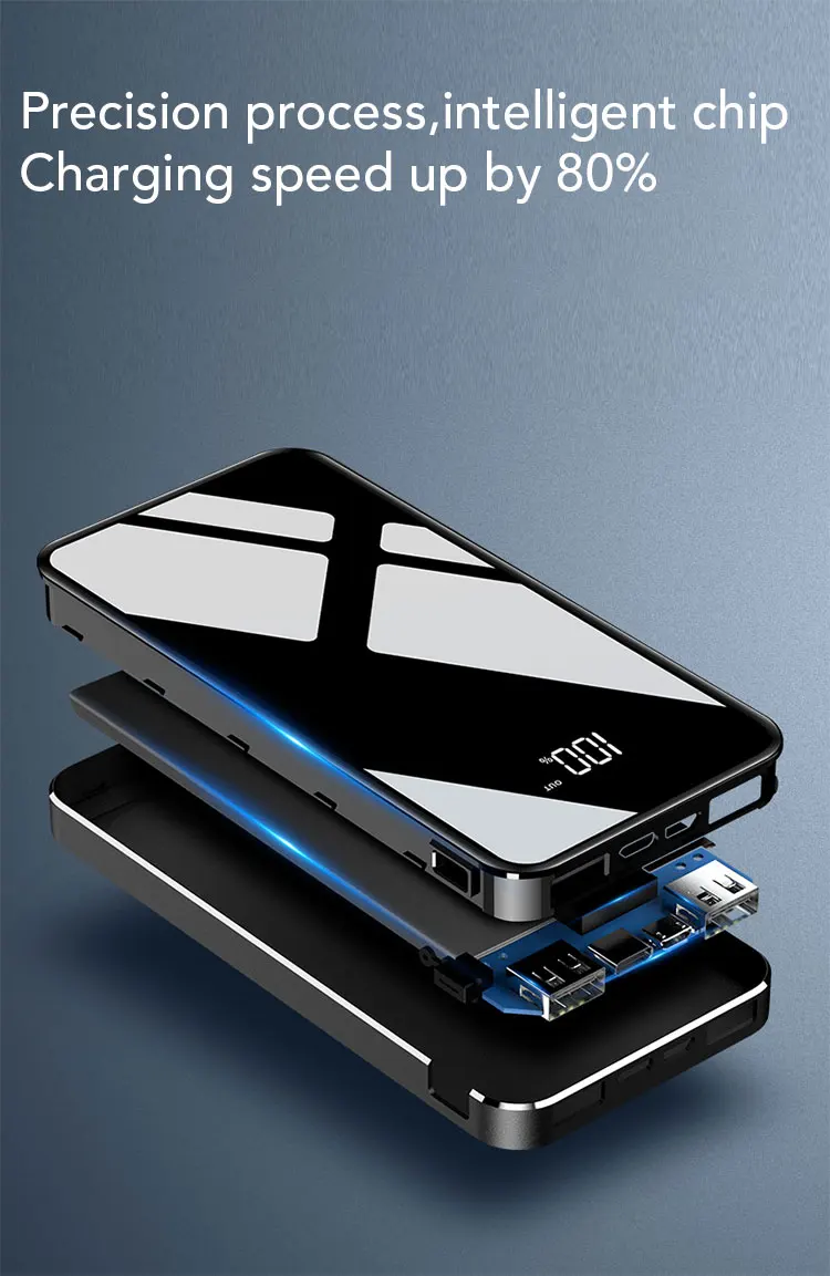 JPB0002 Power Bank 10000mAh fo Mobile Charging