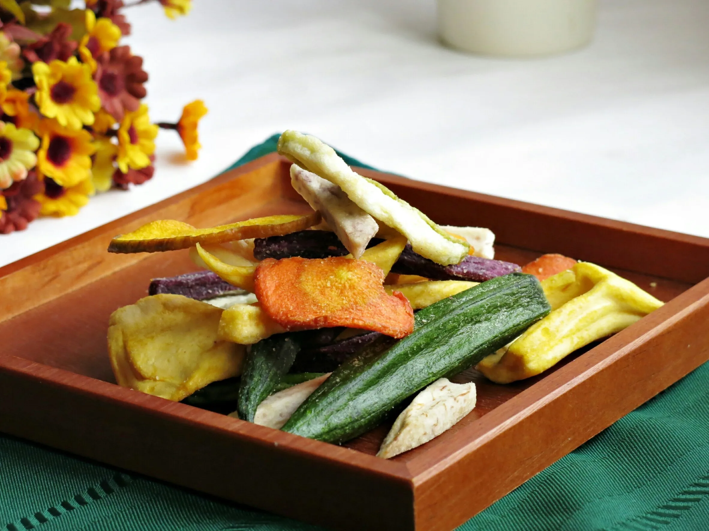 
Fast Delivery Healthy Mixed vegetable crisps 