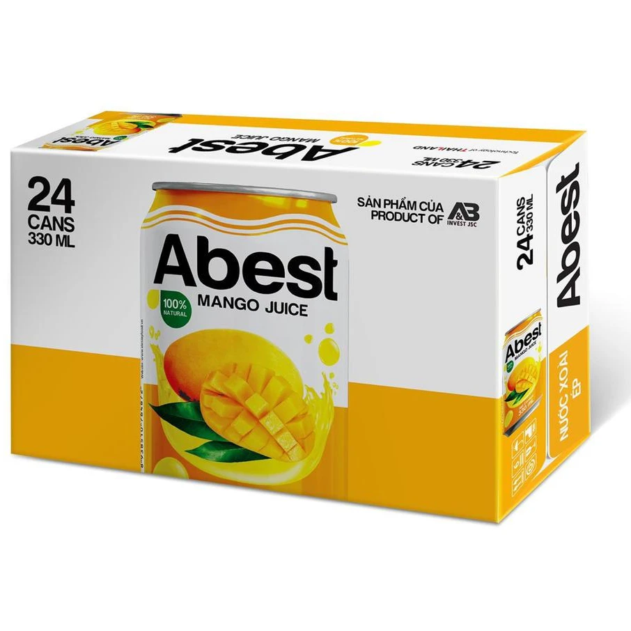 Cheap Price Beverage Fruit Juice Custom Brand 330ml Natural Mango Fruit Juice