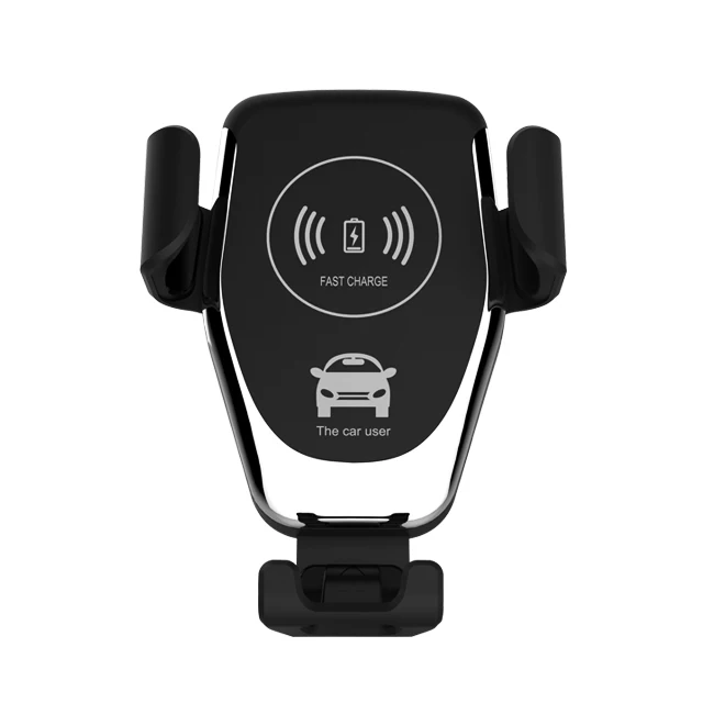 Settpower hot sale Wireless charger car 10W compatible for iPhone sensor bracket infrared sensor supports automatic clamping Q12