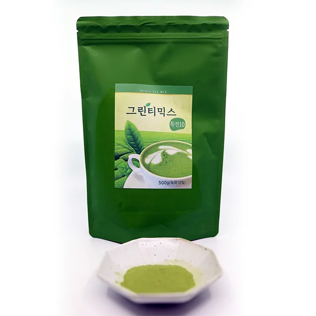 Korean Domestic Manufactured Korean home cafe Green tea powder mix large capacity for multi-functional uses