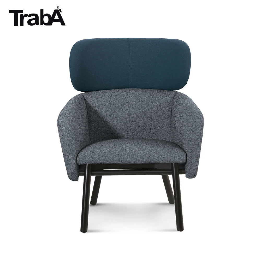 High Quality Lounge Armchair Beech Frame Upholstered Shell