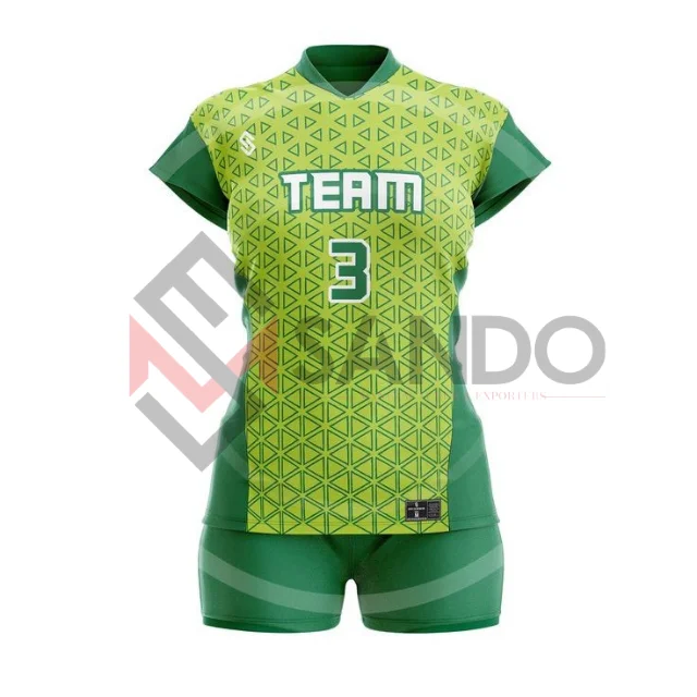 Wholesale volleyball Uniform set for women Uniform custom logo printing polyester sports wear uniform sets