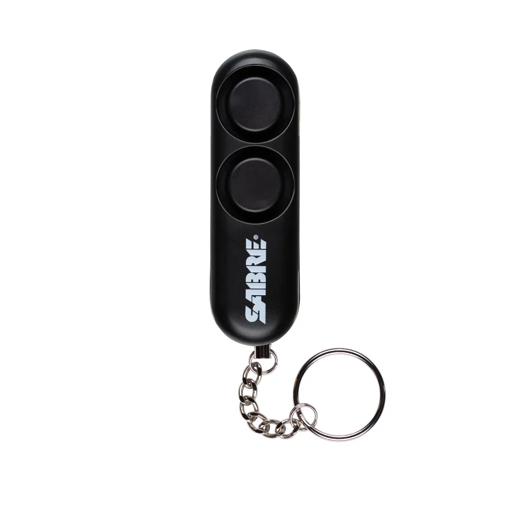 SABRE Personal Alarm With Key Ring 120dB Alarm, Audible Up To 1280 Feet (390 Meters), Simple Operation, Reusable