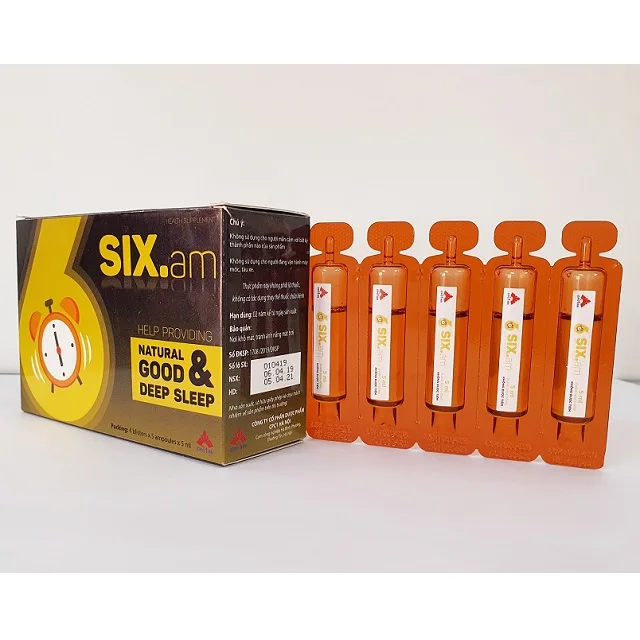 Box of 20 Ampoules Natural Liquid product for insomnia and sleeplessness for elder from herbal extract  Rotundine sulfate