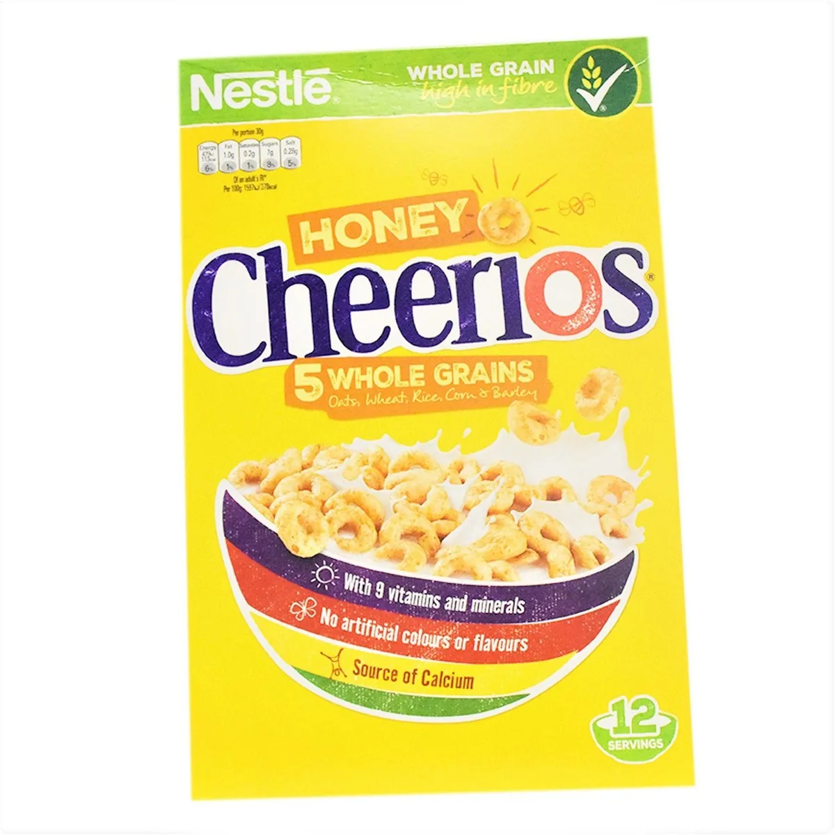 Cheerios of Cereals with Whole Grain Oats Gluten Free