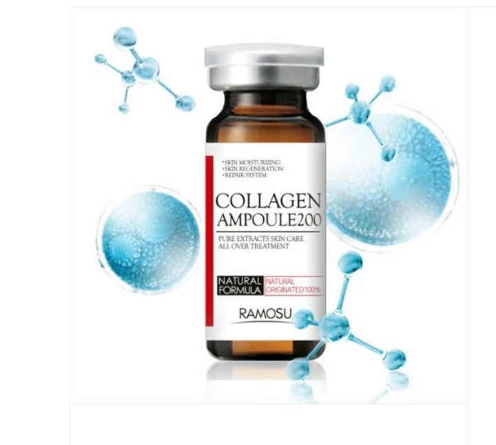 
100% pure collagen concentrate RAMOSU Collagen Ampoule 200 facial ampoule For all skin Made in South Korea 