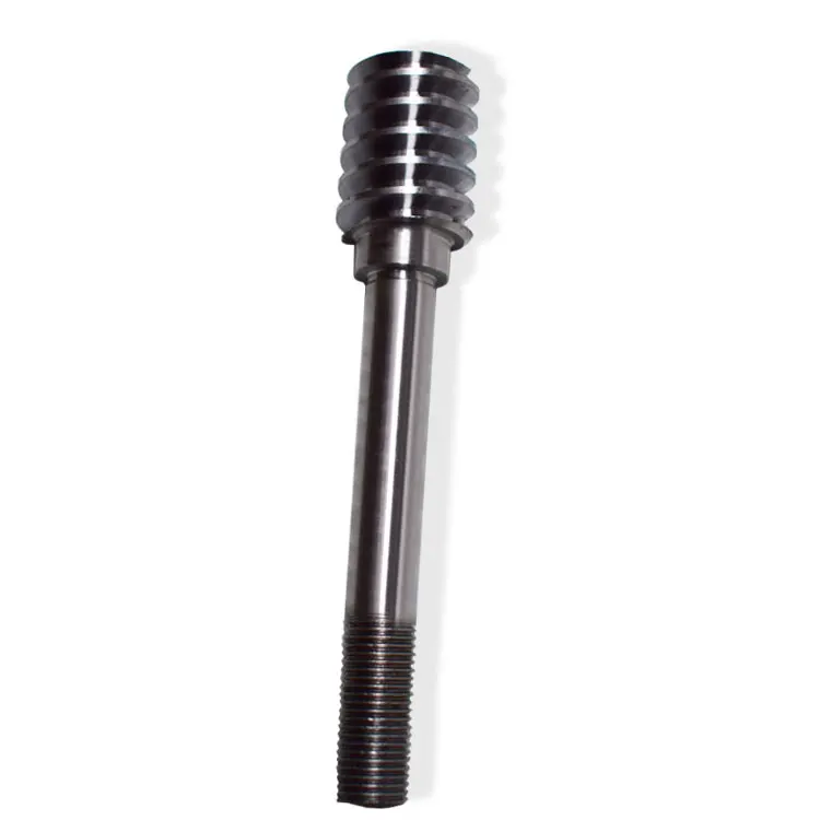 
OEM Transmission Parts Steel Screw Worm Gear Shaft 