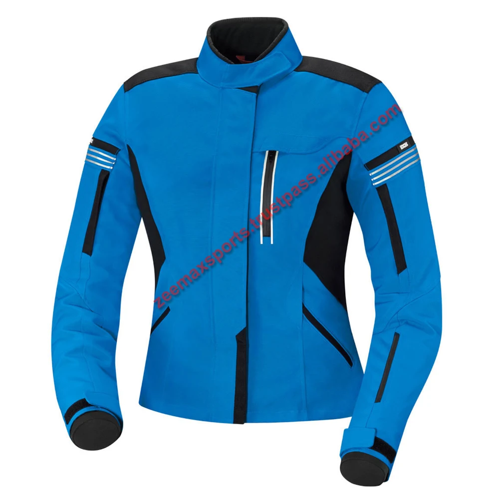 Women Motorcycle Motorbike Scooter Waterproof Textile Ladies cordura Jacket