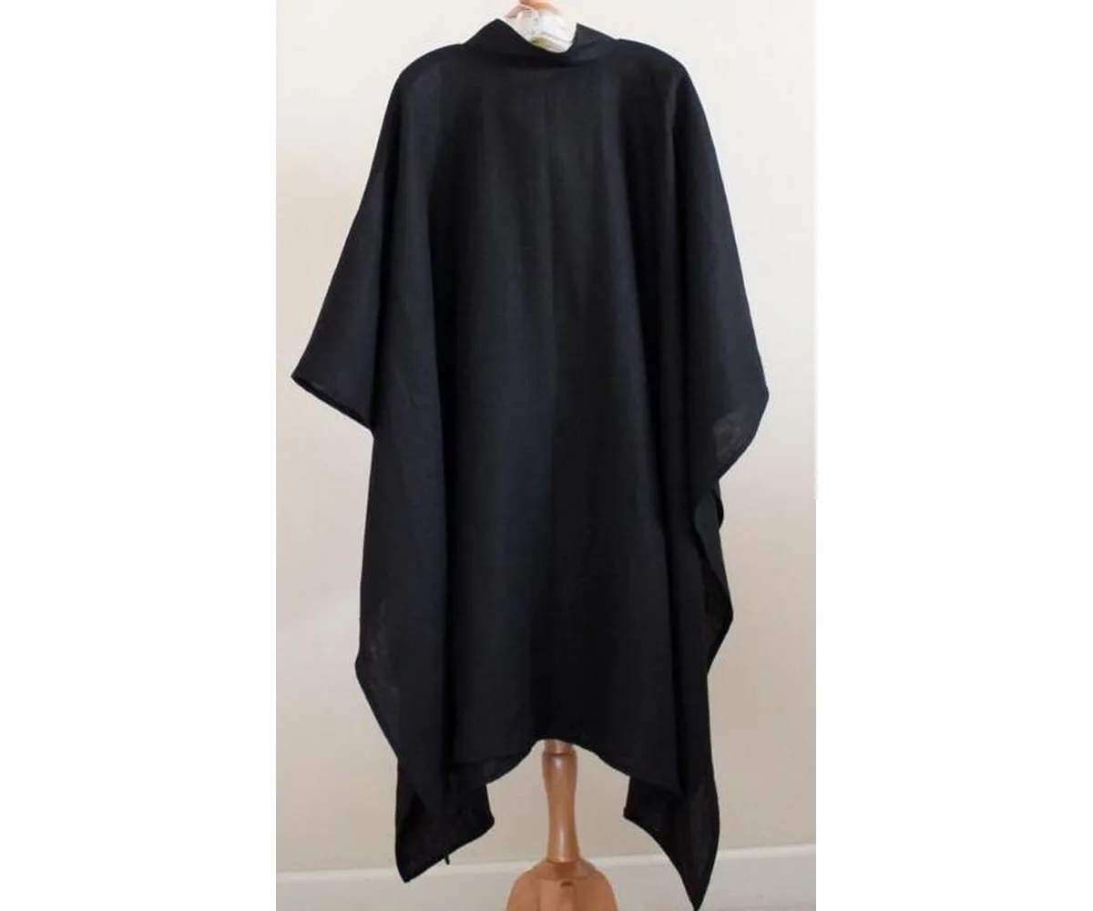 New Design Linen Asymmetrical Cardigan Light Loose Linen Knit Poncho Oversized Cardigan Jacket for Women High Quality