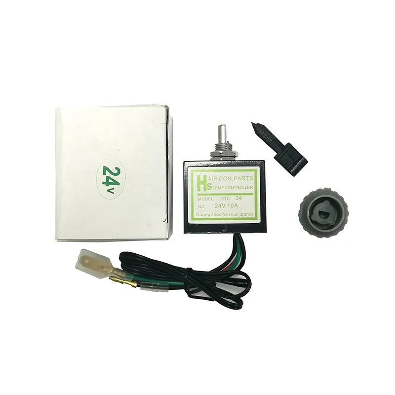 Switch auto parts factory 12v/24v electric thermostat for universal