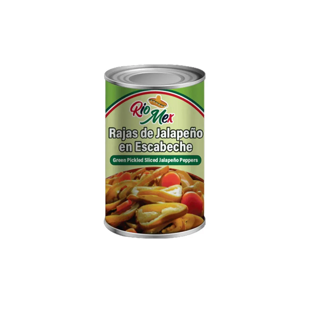 Chiles Jalapenos en Rajas en Escabeche RioMex Flavor Authentic Mexican Recipe Green Sliced Jalapeno Pepper