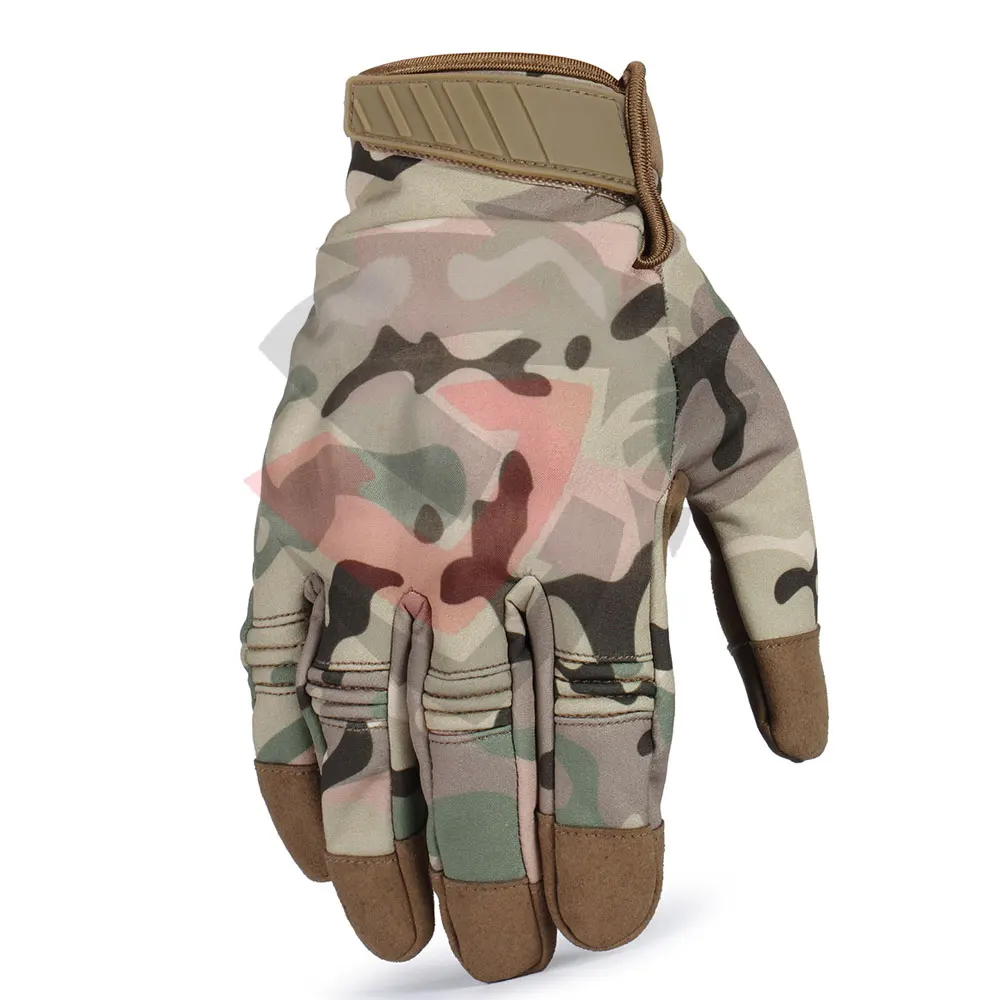 Тактические перчатки с пальцами на заказ, военные резиновые перчатки с твердыми костяшками, уличные перчатки для мужчин по заводской цене