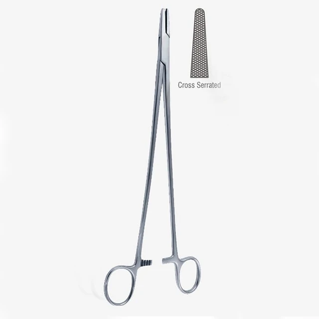 Хирургические инструменты держатели игл и продеватели держатель Wangensteen кольцо для пальца ручки из нержавеющей стали.