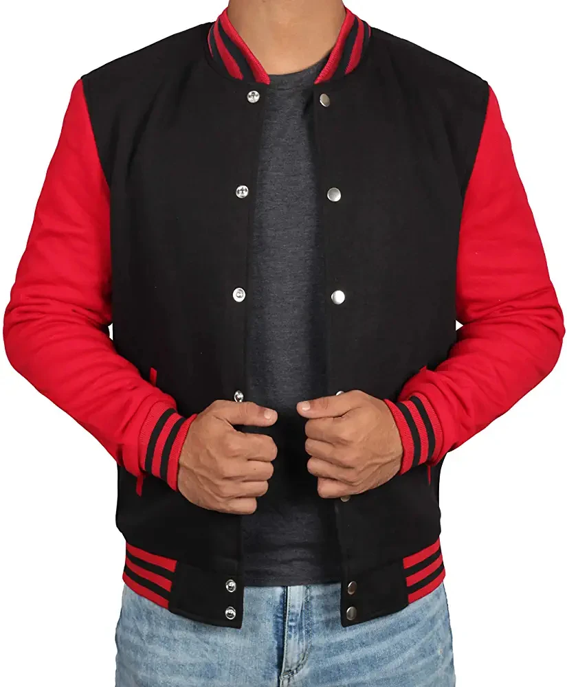 
Best Quality Designs private label men sports plain blank baseball jackets in American sizes 
