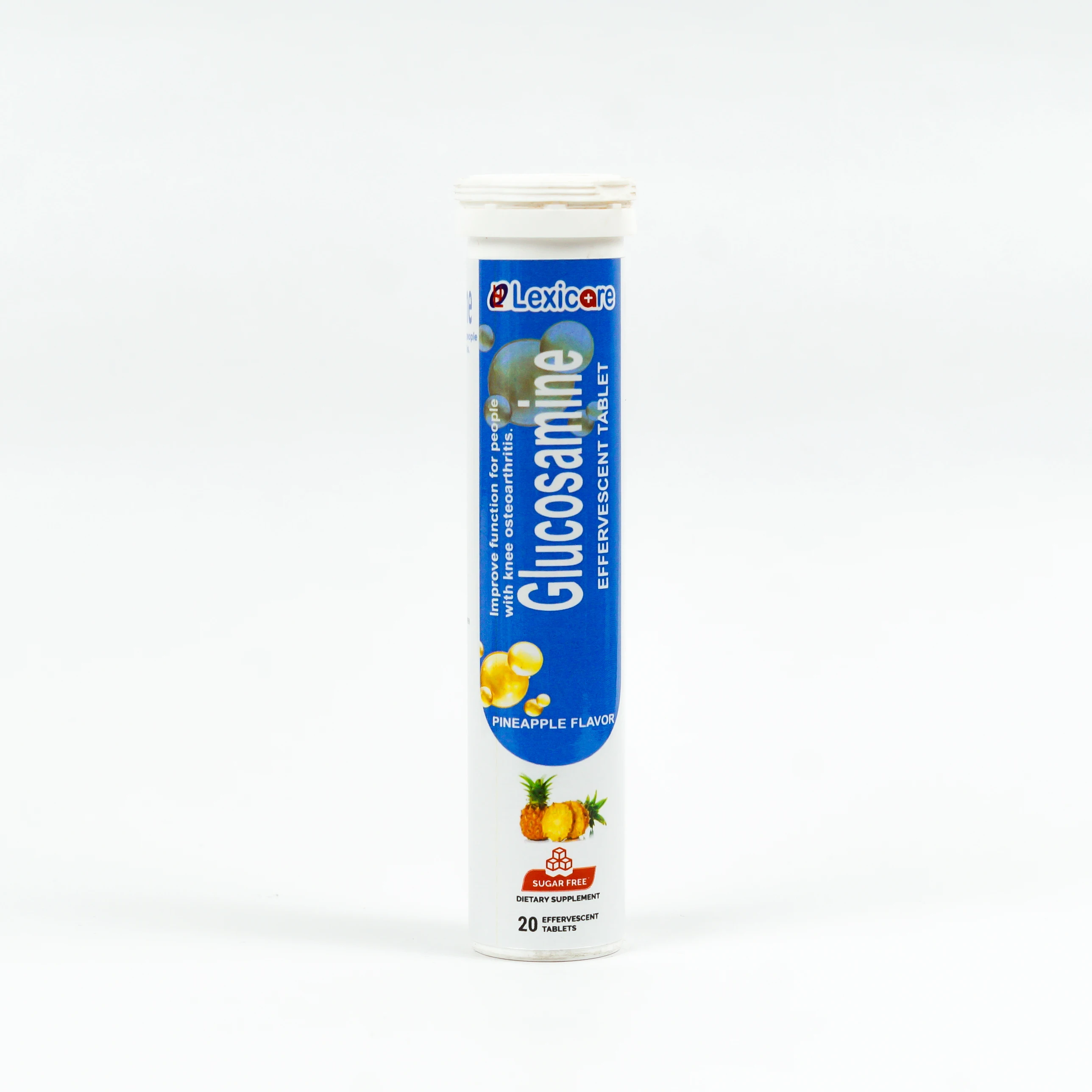 Glucosamine Chondroitin MSM Vitamina C Effervescent Tablet Support Bone Density Supplement For Back Knees Hands