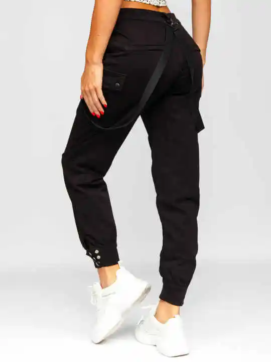 Sexy Design Streetwear Wide Leg Polyester Elegant Lace Up Outdoor Belted Formal Pants Ladies Casual Women Trousers