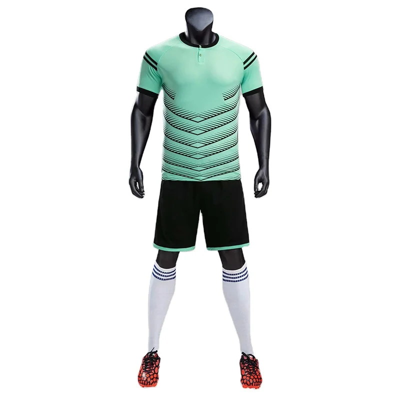 Wholesale classic soccer jersey Pak supplier football jersey retro style uniform customize slim fit football shirts uniforms set
