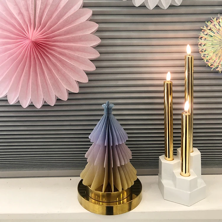 4 colors printed gradient paper tree CE-8P025