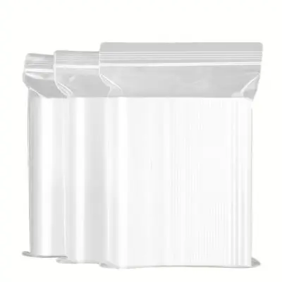 Biodegradable Transparent Custom Print Zip Lock Bag Reusable Slider Frosted Poly Slider Zipper Bag For Clothing