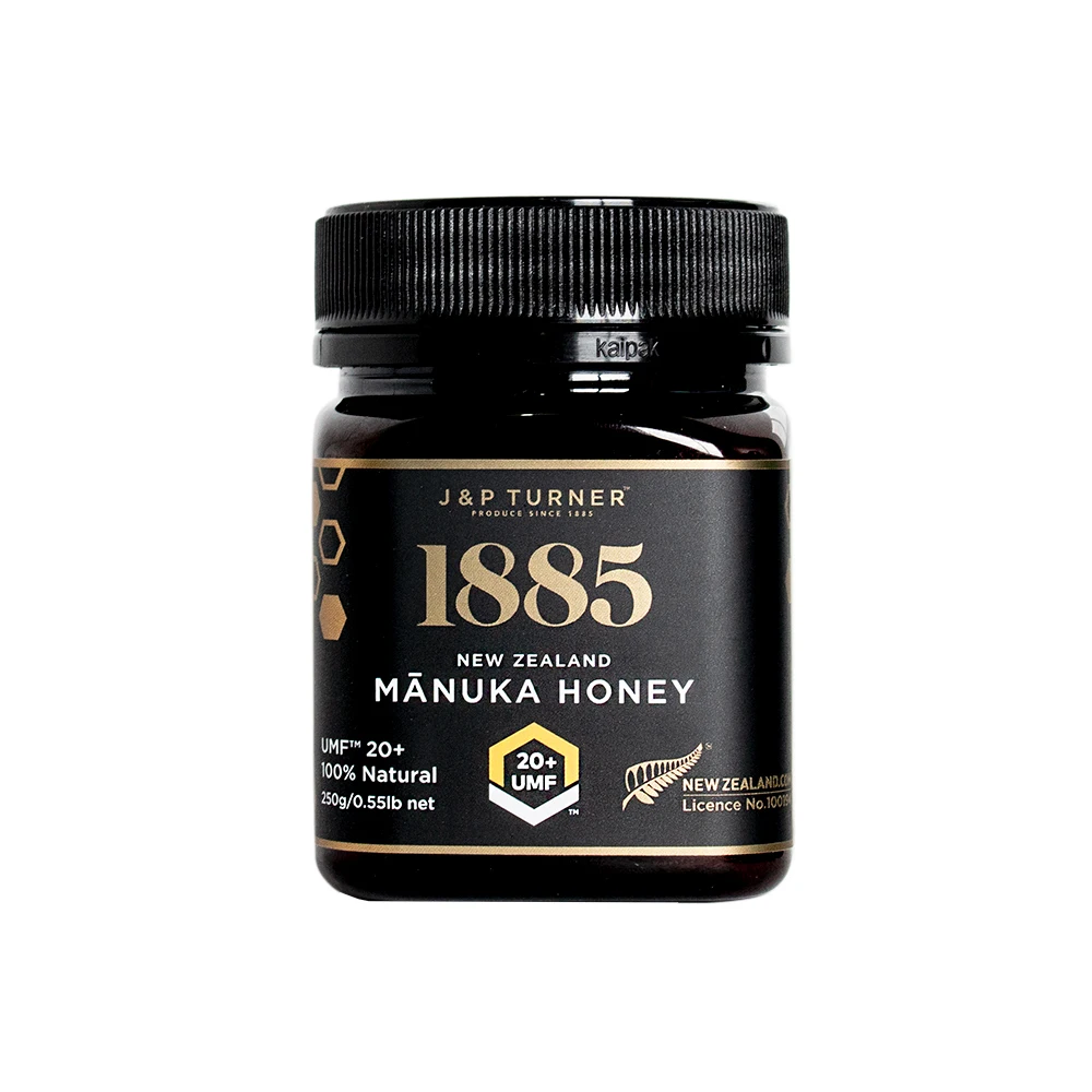 
Manuka Honey UMF 20+ 250ml NZ Made Premium Quality 100% Pure Black Label Edition 