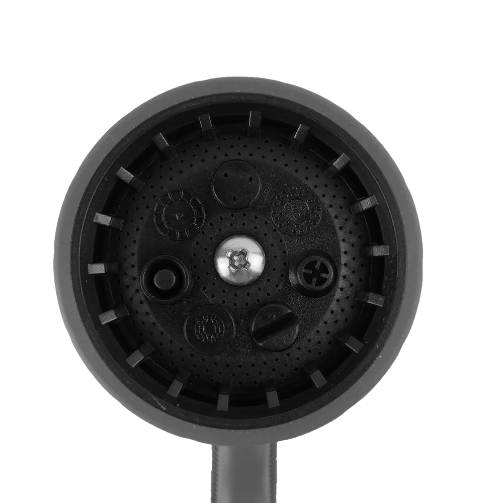 Front Pull Lever Garden Hose Nozzle Adjustable 7 Patterns Hose Sprayer Water Spray Gun