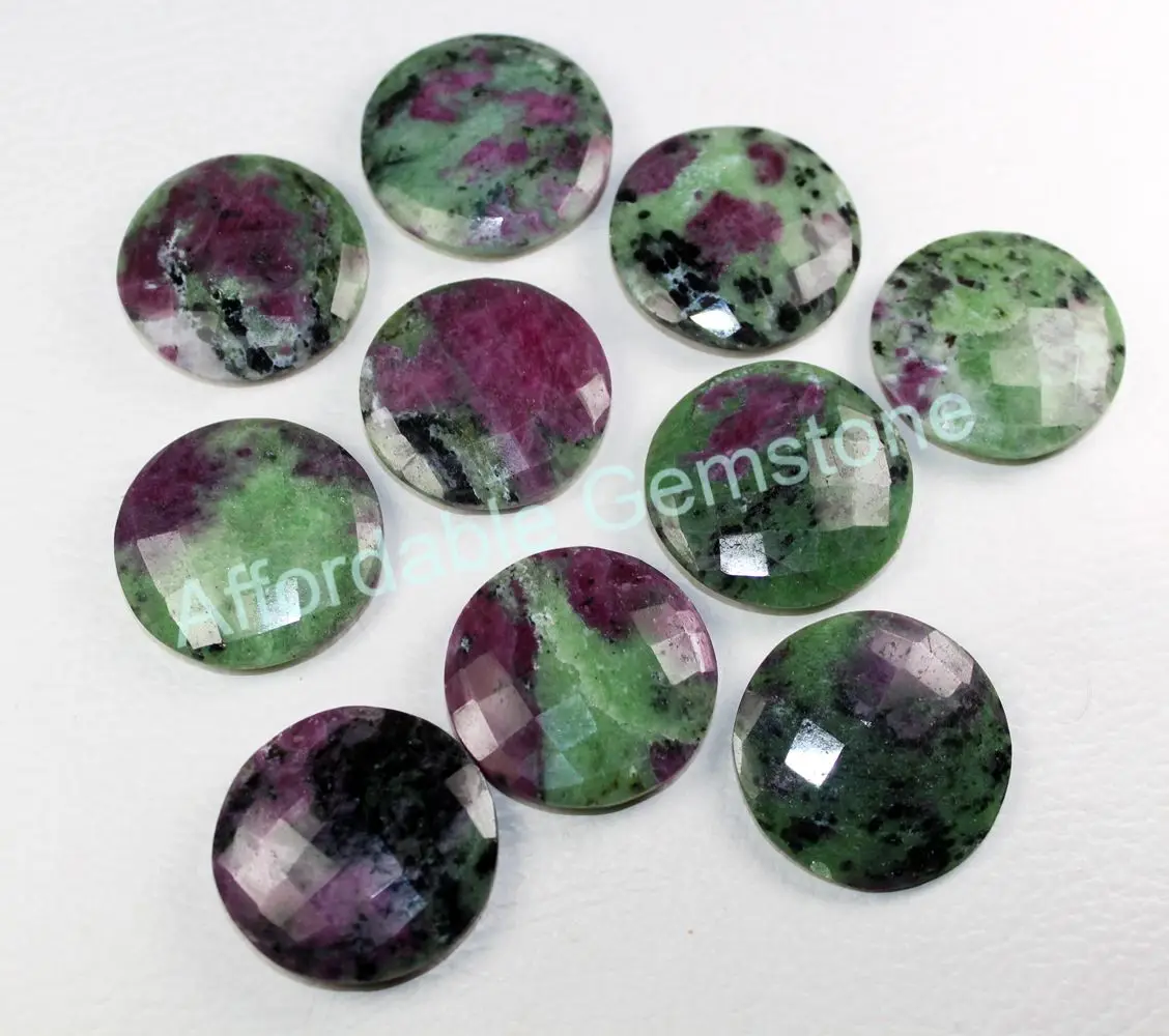 Natural ruby josite round shape beads handmade gemstone polished gemstones top drilled stones affordable gems beads and gems