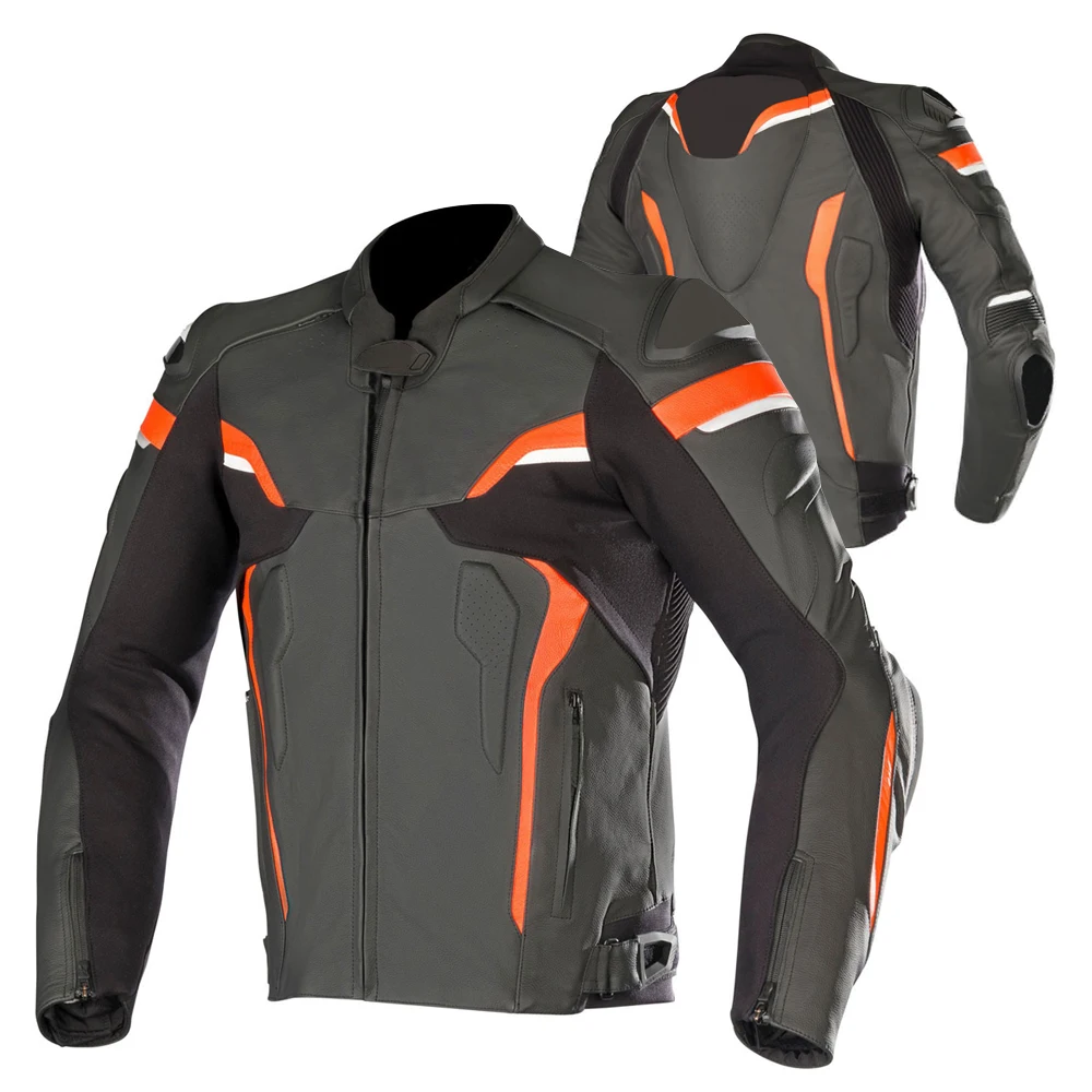 Hot Sale Best Quality New Arrival Motorbike Fashionable Leather Jackets / 2022 New Style Lightweight Motorbike Jackets