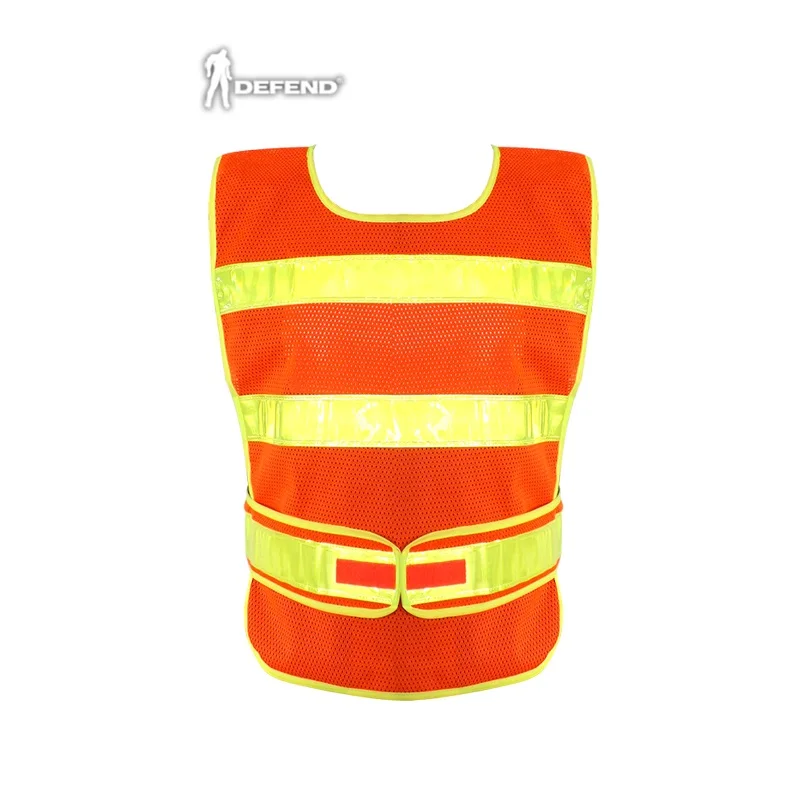 Free size mesh outdoor reflective safety vest