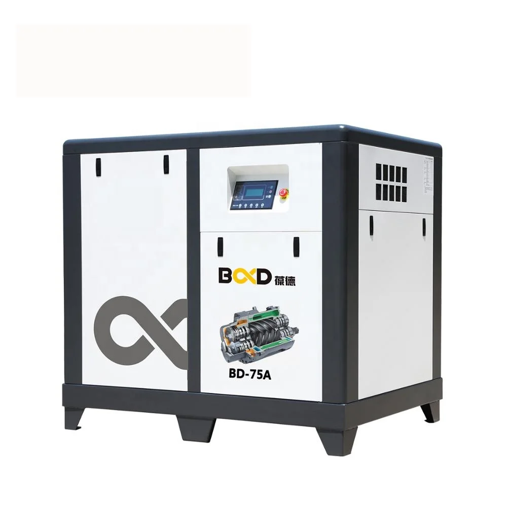star-delta starting  type motor screw air compressor from chinese B&D technology factory