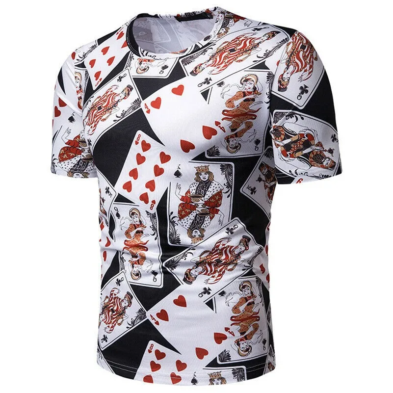 
Wholesale High Quality White Polyester Custom Pattern Logo Sublimation 3D T Shirt 