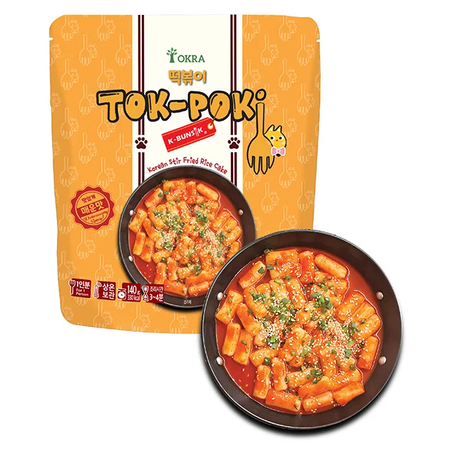  Корейское традиционное вкусное острое блюдо ток-Поки Сделано в