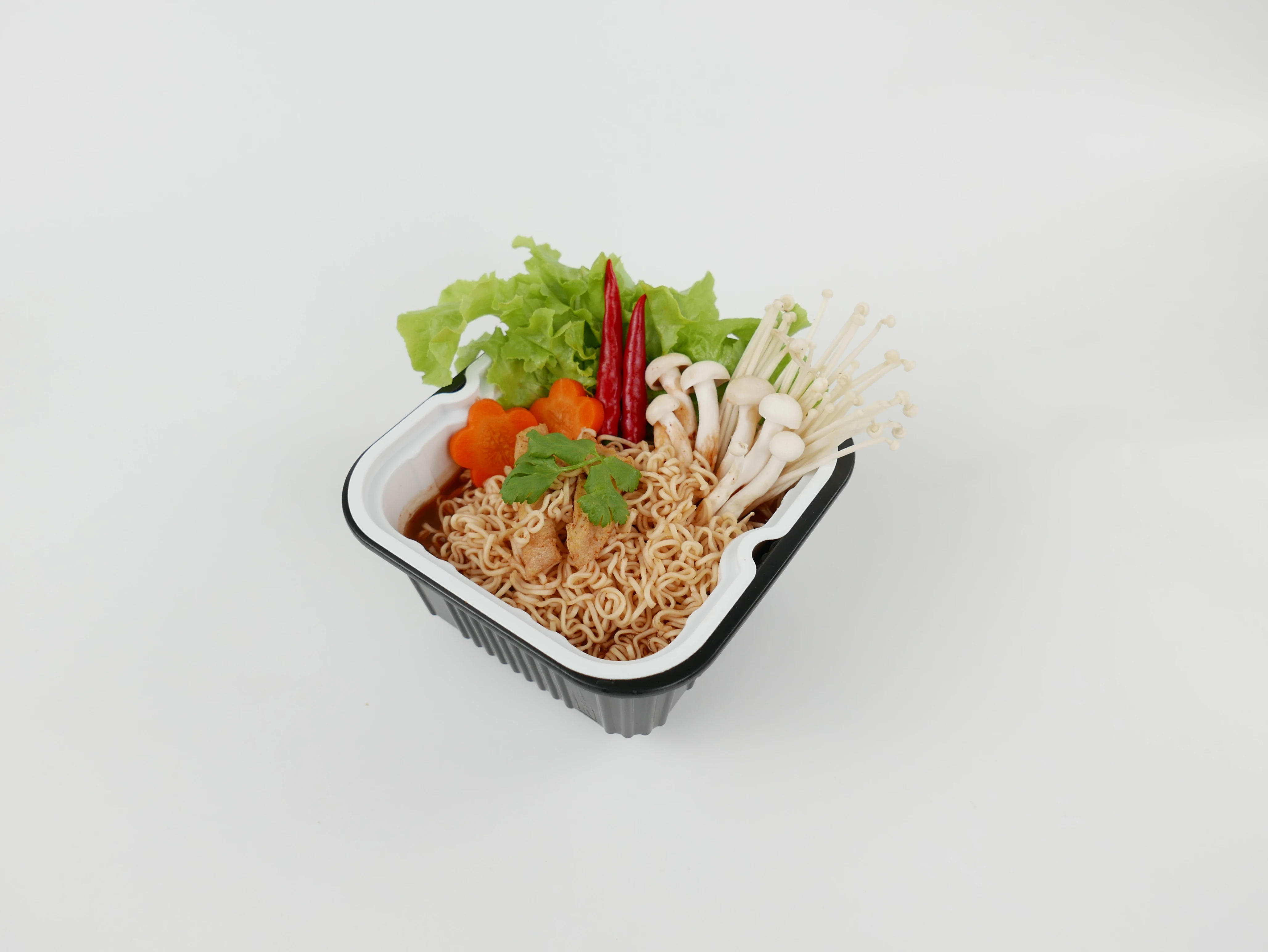 HOT POT Vegan Instant Noodle Sichuan MA-LA Noodles soup flavor Sichuan flavor OEM brand private brand best quality