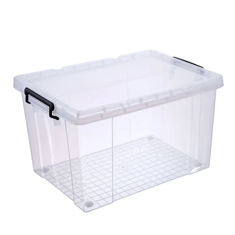 Hot style superior quality clothes clothing organizer clear transparent pp plastic storage container boxes stackable storage box